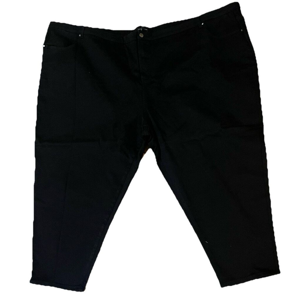 NWT Universal Standard Seine Black Skinny Jeans Size 40 High Rise Plus Stretch